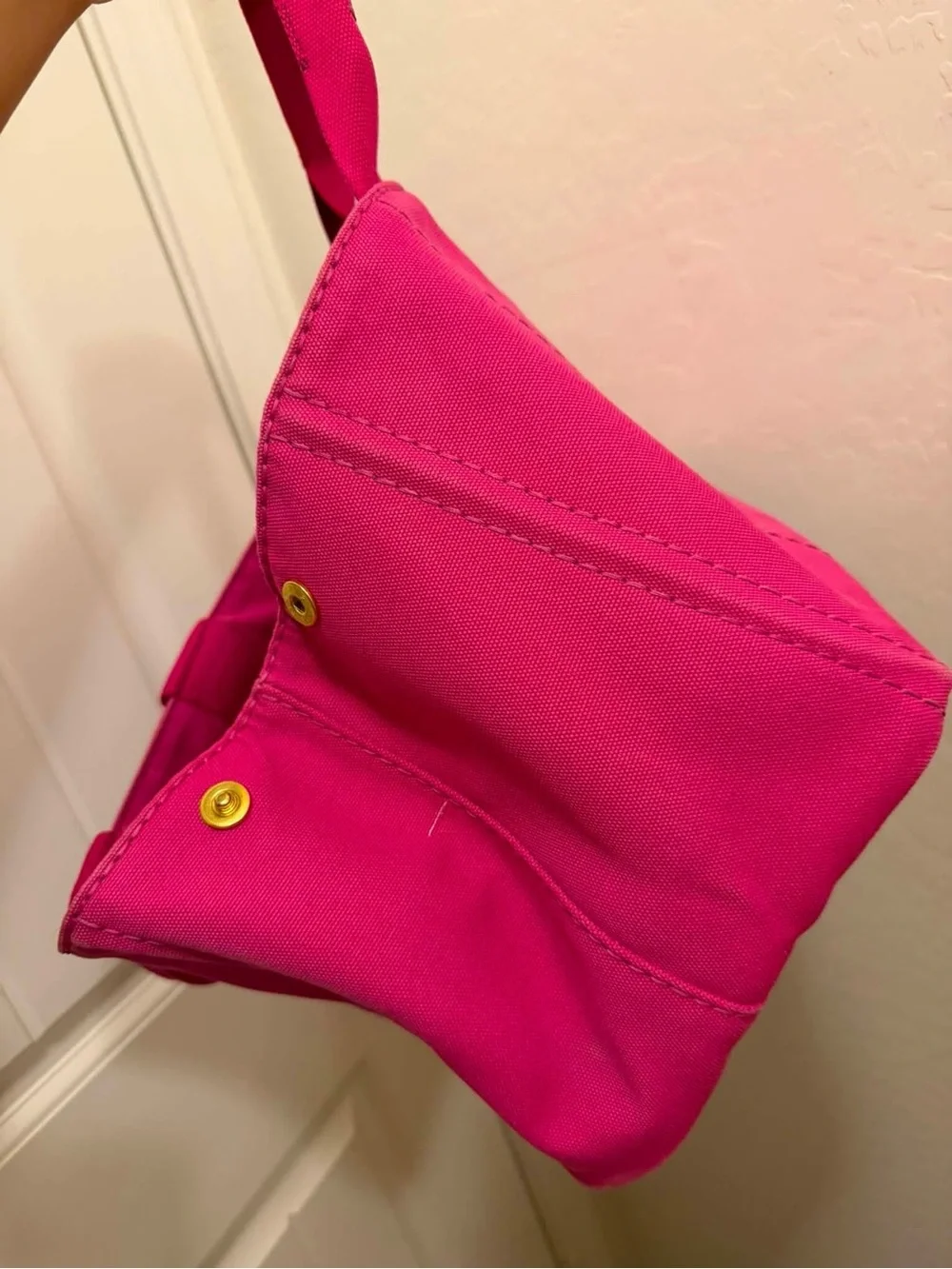 Prada Canapa Logo Shopping Tote